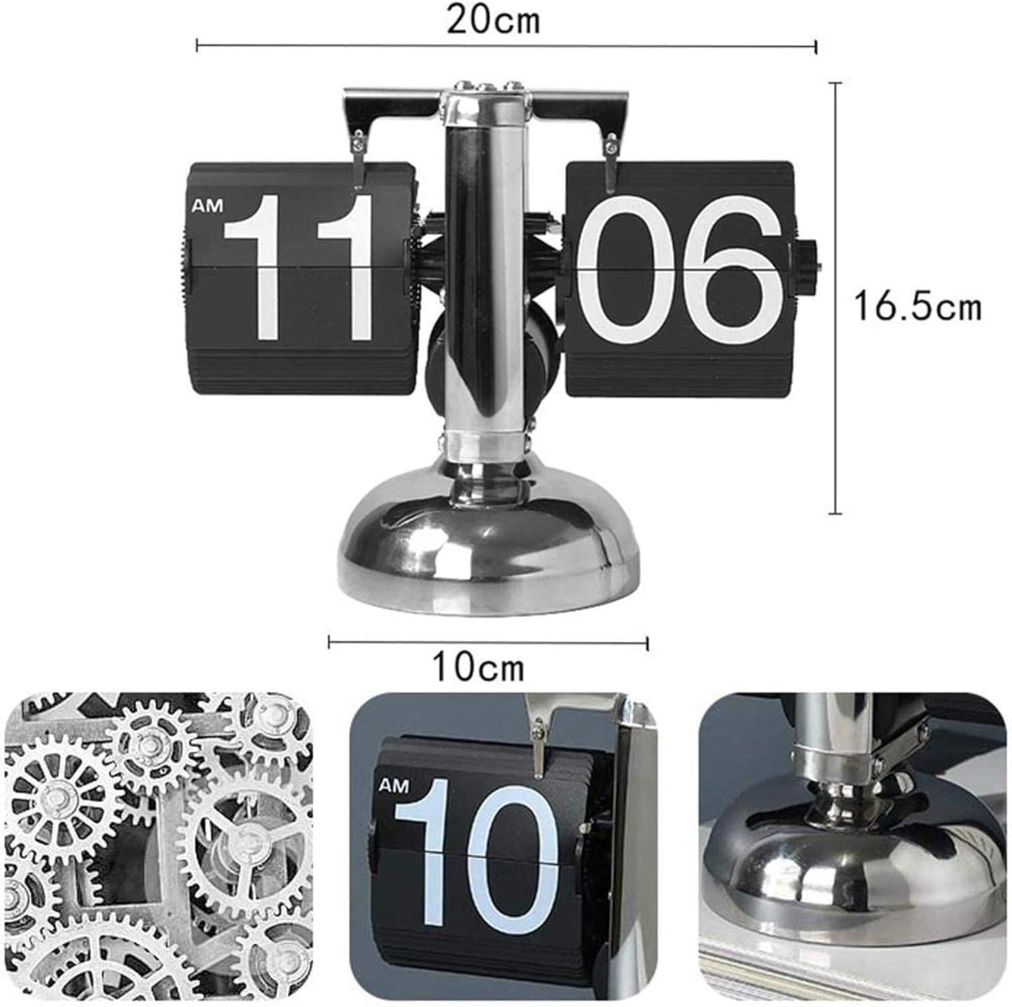 Mechanical Retro Flip Clock | Perfect For Office Use And Corporate Gifting