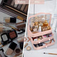 Acrylic Double Door Cosmetic Organizer with Drawers