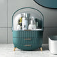 Makeup Storage Organizer with 2 Drawers & Lid Transparent Cover