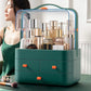 Acrylic Double Door Cosmetic Organizer with Drawers